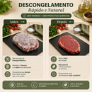 Placa de Descongelamento Rápido para Carnes e Alimentos | Degelo Natural Sem Micro-ondas