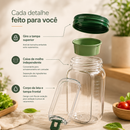 Pote de Salada Portátil com Compartimento para Molho
