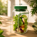 Pote de Salada Portátil com Compartimento para Molho