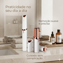 Kit Completo de Acabamento Facial Feminino 2 em 1 – Depilador e Aparador de Precisão