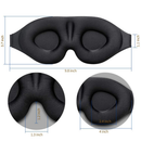 3D Máscara Espuma Confortavel de dormir, 100% Sombra Blackout, Zero Pressão Eye, Venda, Tampa do olho noturno MT207