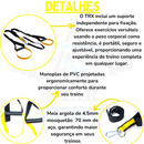 Fita de Suspensão TRX Treinamento Funcional Profissional Ajustavel Pilates Yoga Fisioterapia Saude