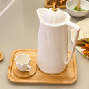 Kit Bandeja de Bambu para Café Chá Petisqueira Condimentos e Mesa Posta