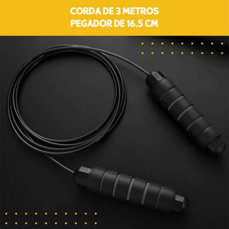 Corda de Pular Profissional 3M - Treino Cardio