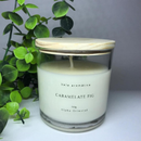 Vela aromática artesanal PREMIUM 200/100G - Vários Aromas - Com especiarias e tampa de madeira