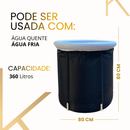 Banheira De Gelo Imersão Inflável Recovery Crioterapia Recuperação Atleta Portátil 360 Litros Com Acessórios