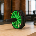 Roda Abdominal Dupla - Treino Core em Casa