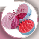 Escova Massageadora Capilar Silicone Antiqueda