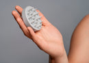 Escova Massageadora Capilar em Silicone – Antiqueda, Estimula Crescimento e Limpeza Profunda