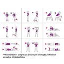 Kit Extensores Elástico + Mini Band Para Ginástica Treino Musculação Yoga Pilates