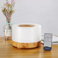 Difusor de Aromas e Umidificador Ultrassônico 500ml com LED 7 Cores